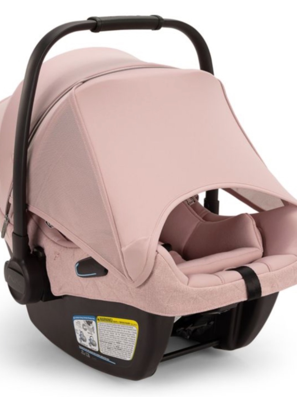 Nuna Pipa Aire Rx Thistle Canopy - Blush Pink